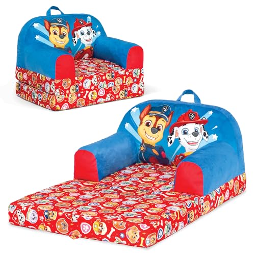 Delta Children - PAW Patrol Cozee Buddy Flip-Out Kids Chair - Greenguard Gold Certified Blue