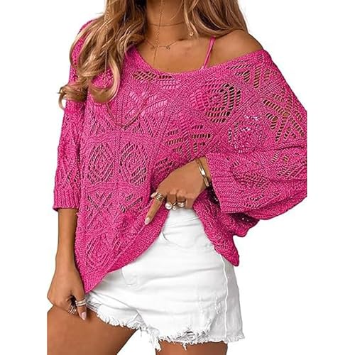 Hauts habillés pour femme à épaules dénudées et finitions délicates en crochet