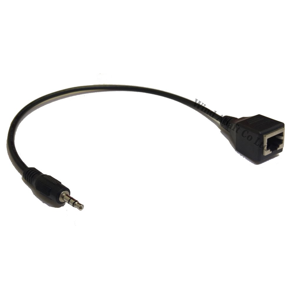 Amazon | 3.5mmステレオ(3極) オスプラグオーディオケーブル⇔RJ45