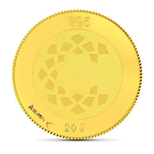 Image of CaratLane 20 grams 24K Yellow Gold Lakshmi Precious Coin