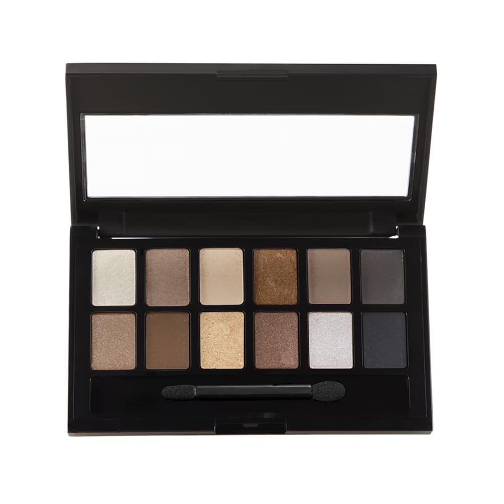 Maybelline New York – Palette Fards à Paupières – The Nudes – 12 couleurs