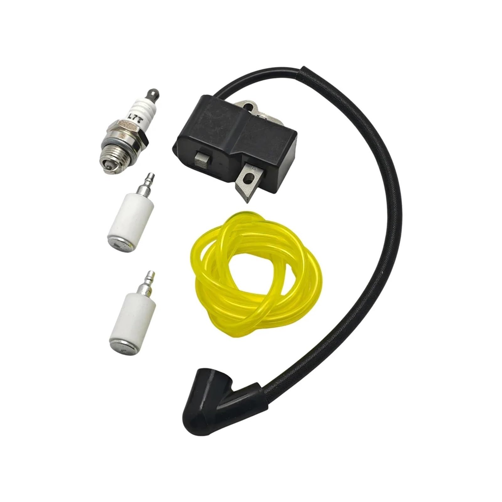Pasuje do H-u-s-q-v-a-r-n-a 125E 125C 125L 125R 125RJ 128R 128LD 128C 128CD Świeca zapłonowa Filtr paliwa Zestaw przewodów Trymer Kosa spalinowa Cewka zapłonowa
