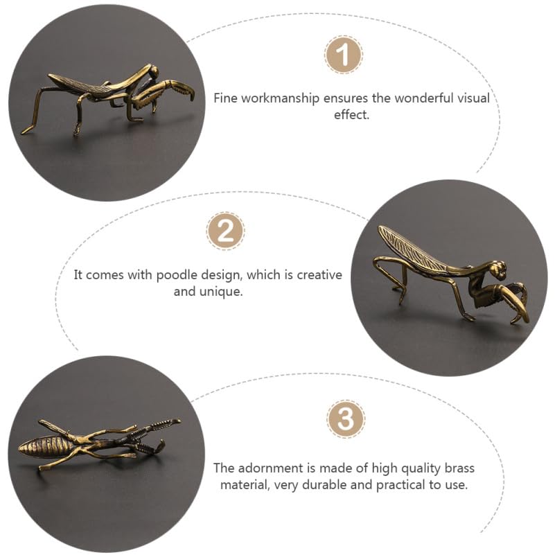 Set de 2 estatuas de mantis Didiseaon 5.66x1.88x1.57 pulg miniatura 6