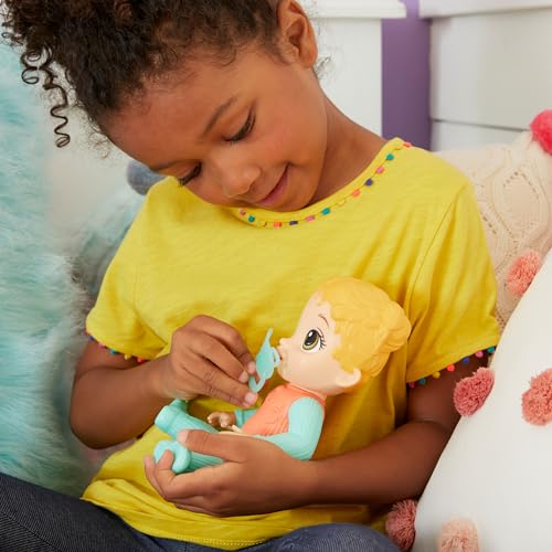 Baby Alive Hora do Soninho - Boneca de 24 cm lavável para crianças a partir dos 3 anos, cabelo loiro