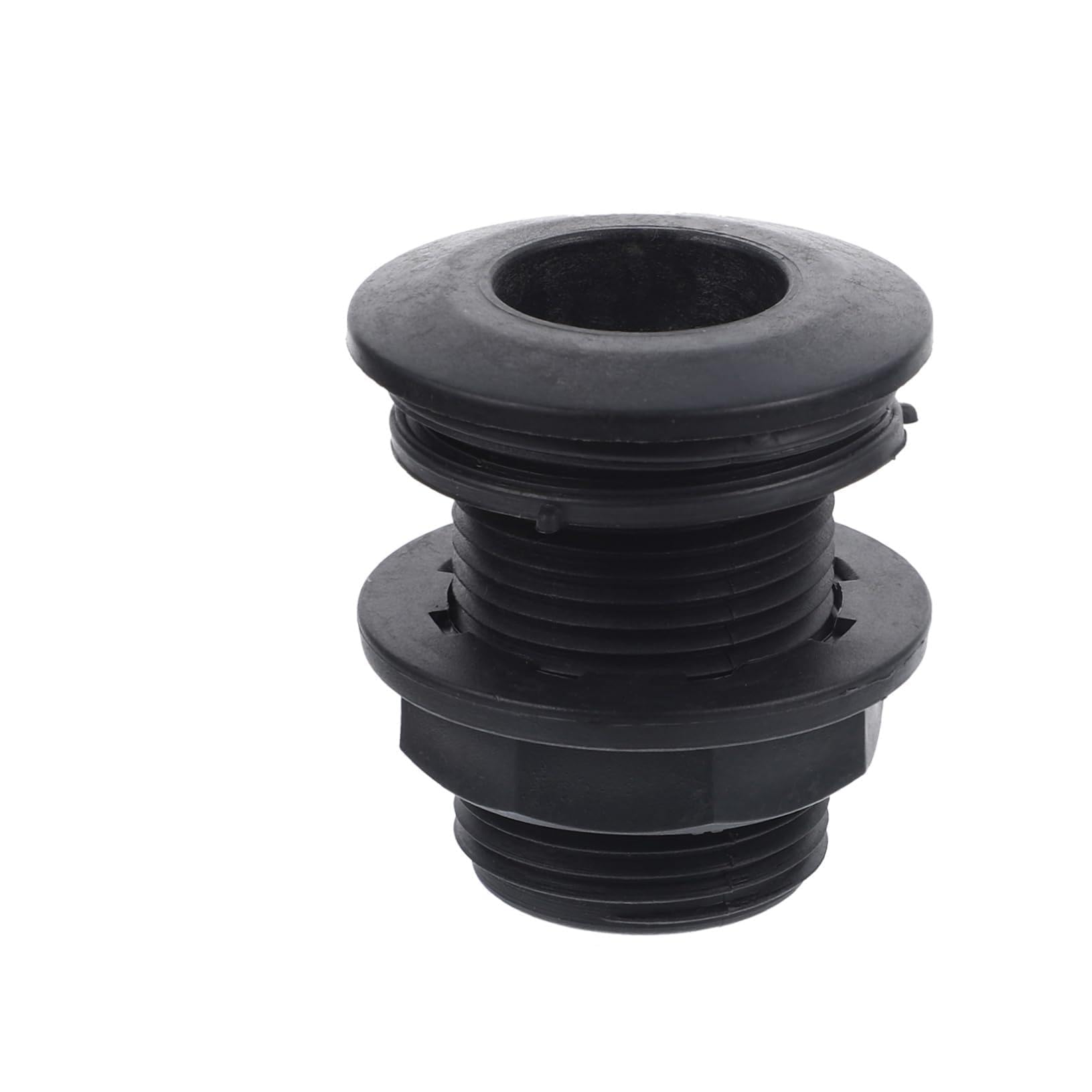 STOBAZA 5pcs 1 Inch Bulkhead Fitting Replacement Garden Hose Repair Connector for Aquarium Overflow Box