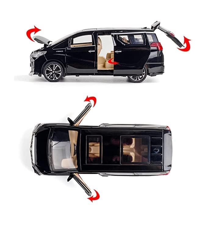 Image of 1:24 Scale Wheels Diecast Alphard Metal Model Pull Back Alloy Toys with Light and Sound Collection for Kids Boy Girl Gift 【Colors as Per Stock】