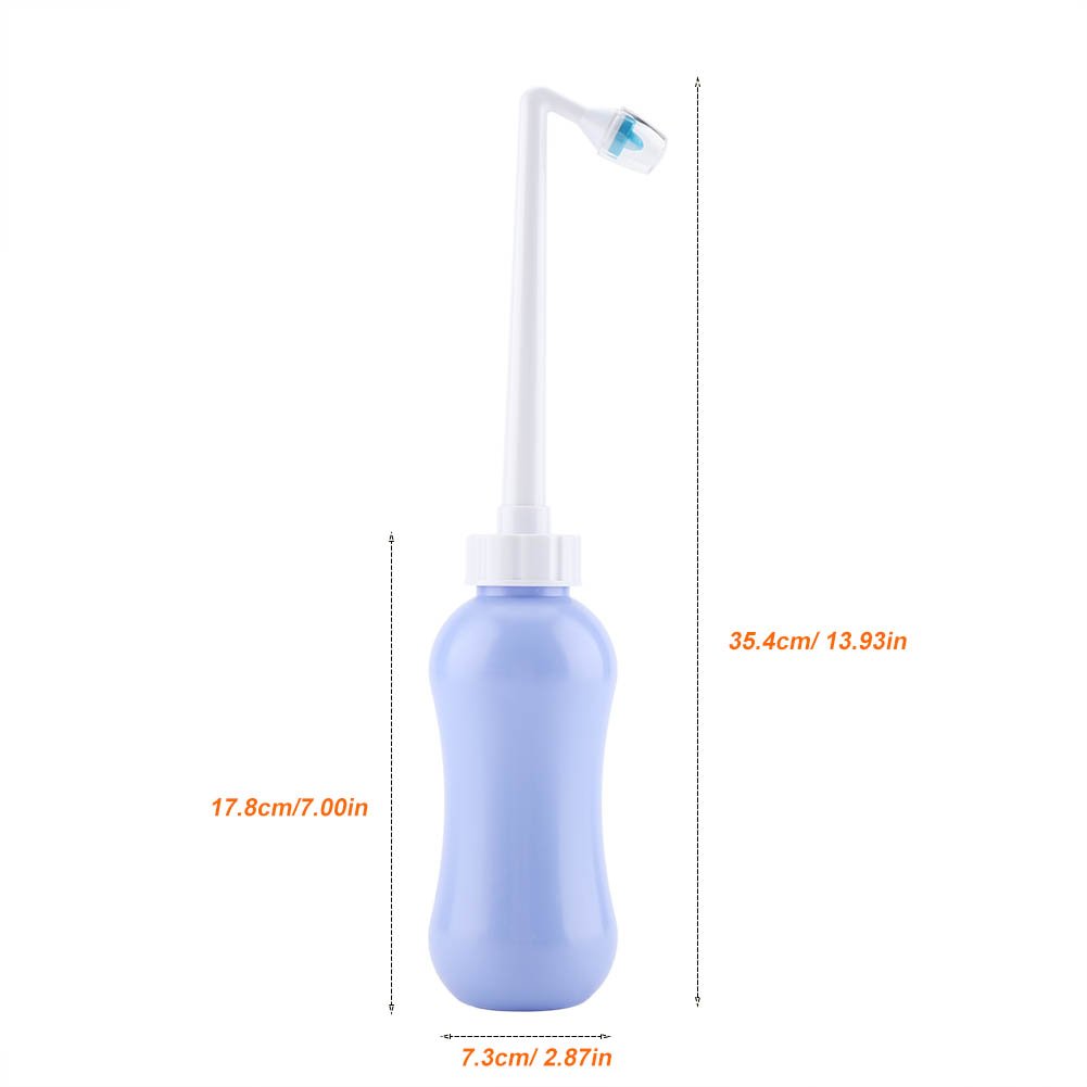 Fdit 450Ml Bidet Portátil Rociador De Viaje Mano Botella Vacía Higiene Limpieza Personal Lavado Aerosol Ducha Bañobotella De Higiene Socialme-Eu