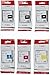 Canon PFI-107 Set Genuine Pfi-107 6 Pack Set of 5 Colors Ink Tanks 2 Pfi-107mbk,and 1 Pfi107bk Pfi107c Pfi107y Pfi107m InkSAVER™ Microfiber LCD Screen Cleaning Cloth