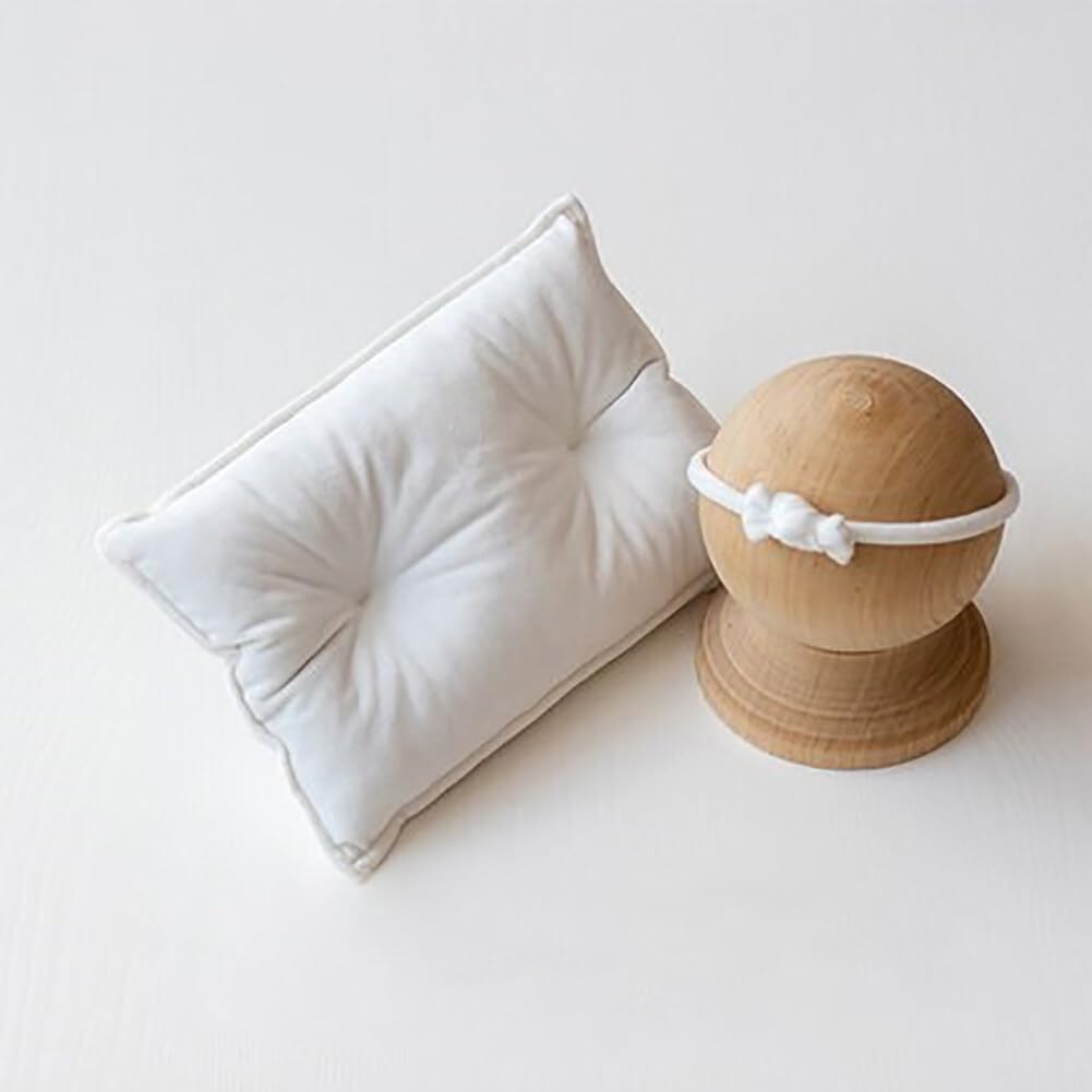 EUBUY Baby Photoshoot Props, Mini Mattress Pillow Photography