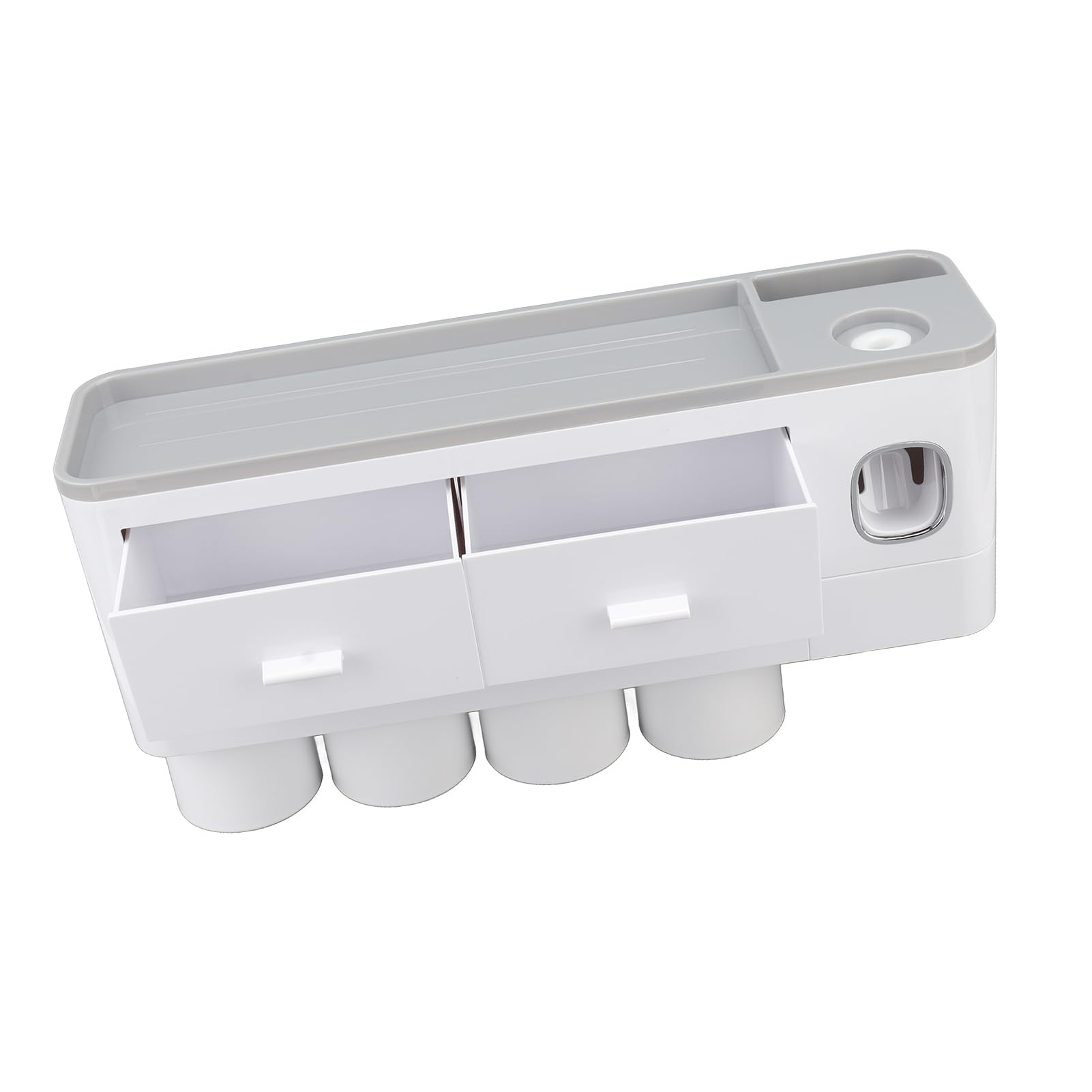 YWBL-WH Zahnpasta Spender Wandmontage, PP und ABS Zahnpasta Spender, 1