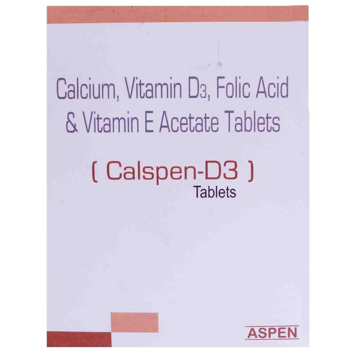 Calspen D3 - Strip of 10 Tablets
