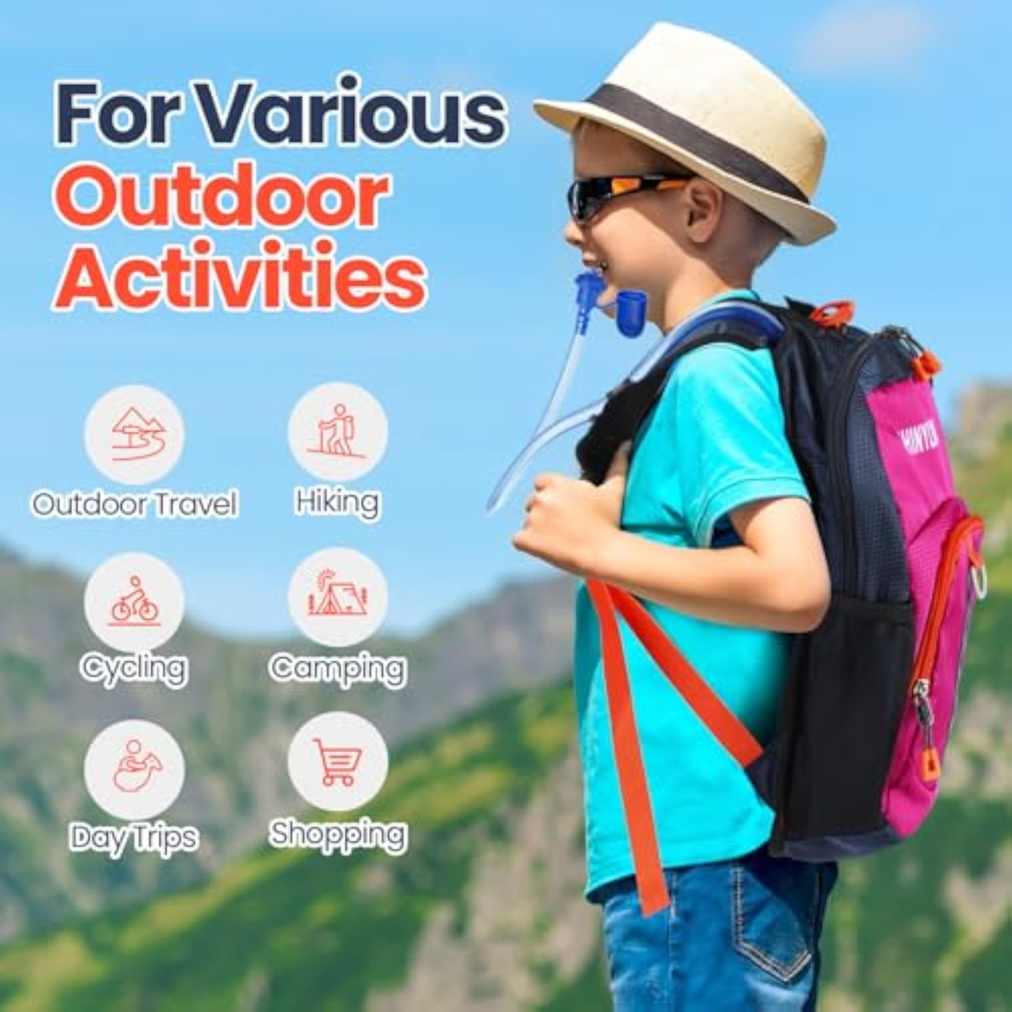 Kids Hydration Hiking Backpack