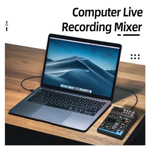 Mélangeur audio mini 4 canaux carte son DJ faible bruit M4 - 4