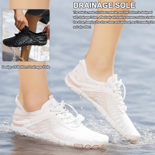 Image of Hike Barefoot Shoes Women Men Pro Water Footwear Wide Toe Box Non-Slip Unisex Athletic Outdoor Running Shoes