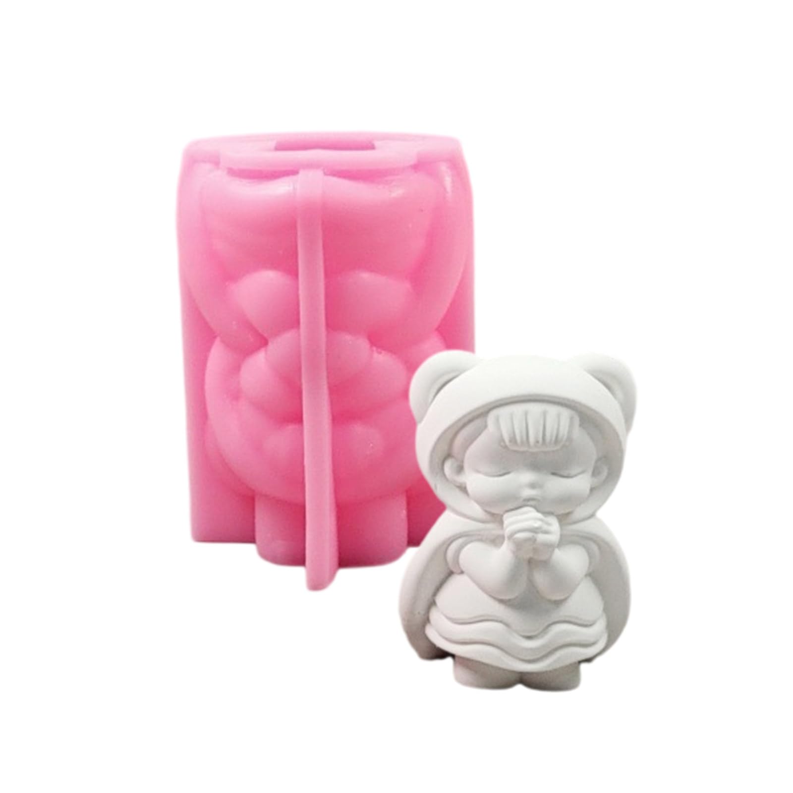 Xjdzineq Girl Statue Silicone Molds for Making Chocolate Fondant Gypsum Silicone Mold Soap Making Molds High Temperature Resistant