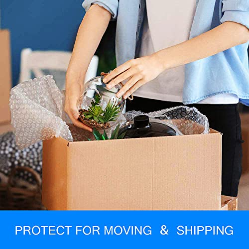 Packbabol Bubble Cushioning Wrap Rolls 2-Pack, 12 Inch X 72 Feet 3/16" Air Bubble, Bubble Moving Wrap For Packing, Moving Supplies, Small Business #TOP4