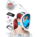 U·SNORK Snorkel Mask Full Face for Kids and Adults - Anti-Fog and Anti-Leak Easybreath Snorkeling...