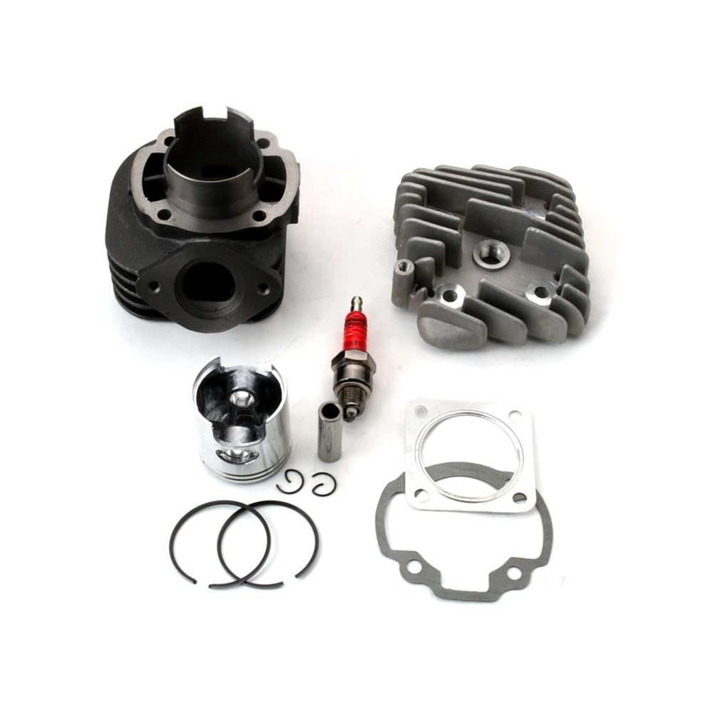 Kit cylindre 70cc moteur 2T AF34 AF35 ZX50 cylindre fonte 47mm