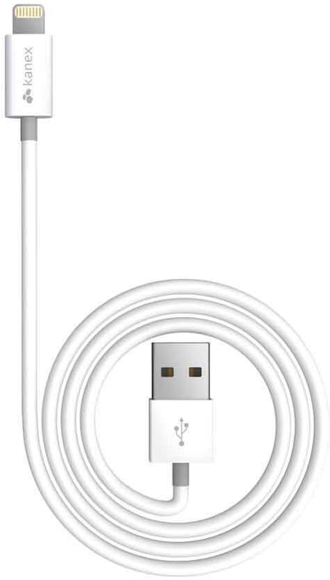 Kanex 1.6-Feet Charge and Sync Cables with Lightning Connector, Pack of 2 - Retail Packaging - White