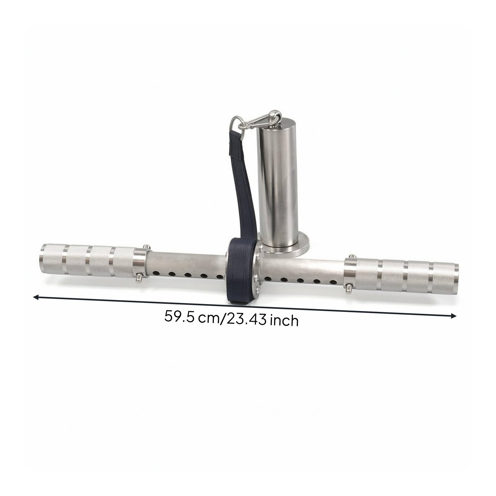 Harilla Allenatore Polso Rullo Polso Allenatore Avambracci Rullo Allenamento Impugnatura Antiscivolo Acciaio Inossidabile 304 Regolabile con Cinghia Nylon
