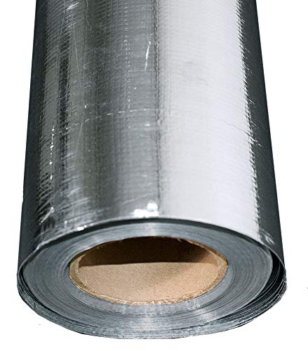 250sqft (2ft Wide) of NASA TECH Commercial Grade Solid Platinum Non Perforated No Tear Green Energy Radiant Barrier Reflective Insulation Solar Attic Foil Roof Attic House Wrap SCIF RIFD - Image 4