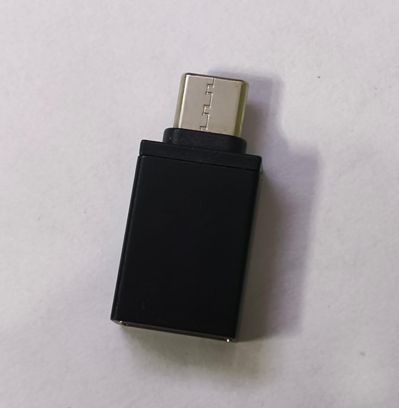 USB Type-C Male to USB-A Female OTG Adapter, Black | OTG Support, Compact Design, Data Transfer, Plug and Play, Wide Compatibility-image-39