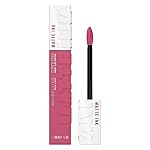 Maybelline New York SuperStay Matte Ink Liquid Lipstick – 15 Lover, Highly pigmented, Transfer Proof & Fade Proof. Maybelline New York SuperStay Matte Ink Liquid Lipstick Lasts Up To 16 Hour | 5ml