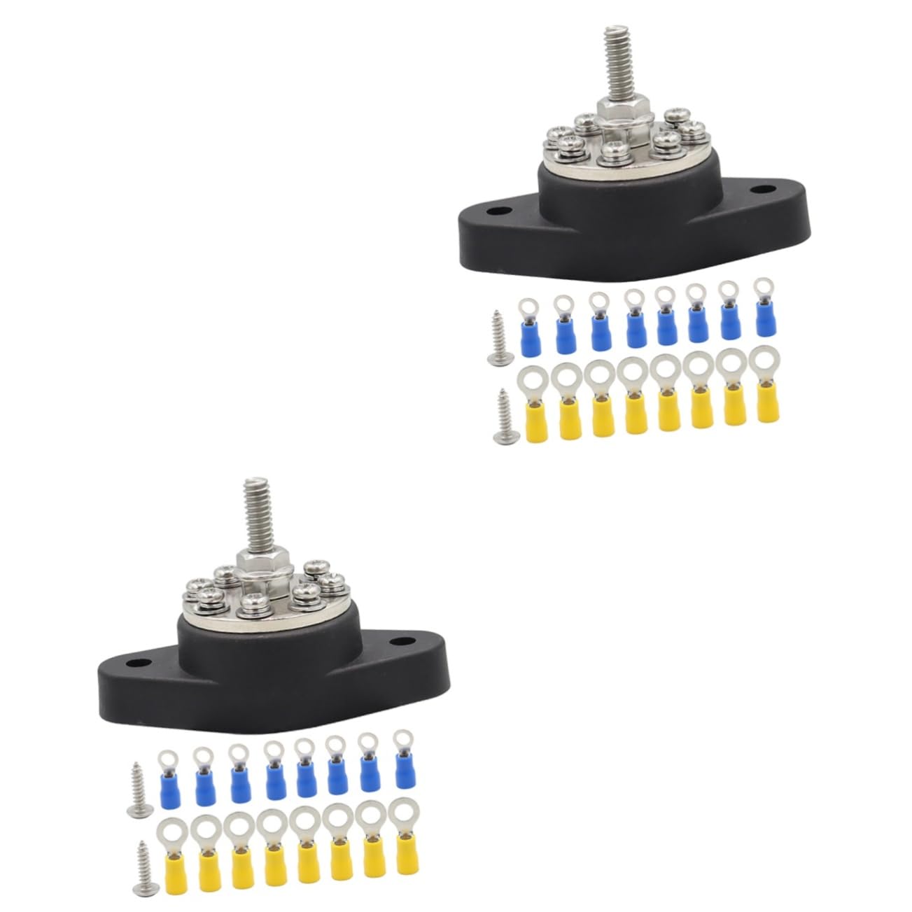 Barre de bus de distribution OSALADI durable en acier inoxydable - 8
