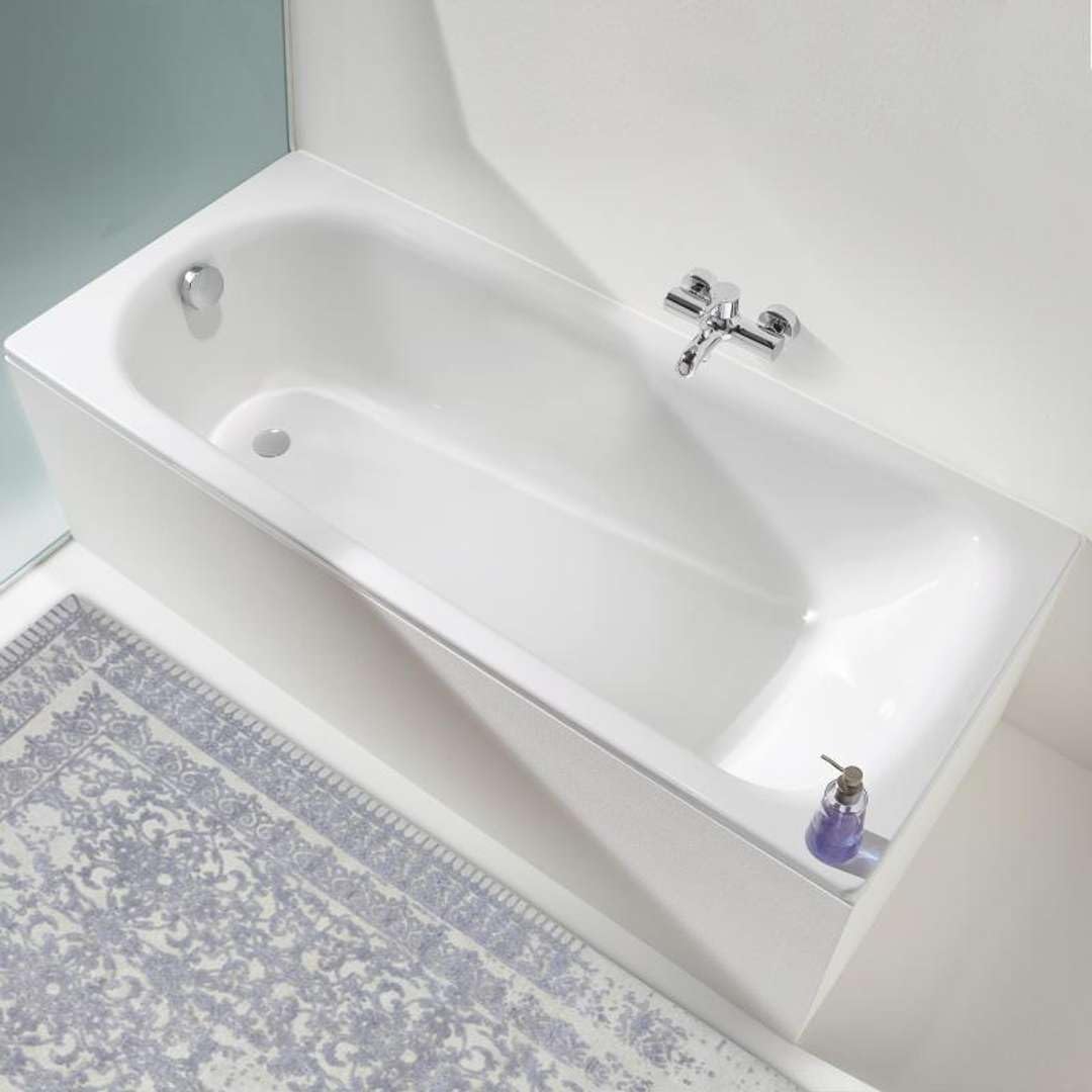 Kaldewei Bañera Saniform Plus modelo 373-1 170 x 75 x 40 cm, color blanco con efecto perla.