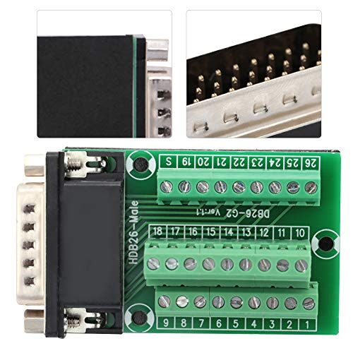 Adaptador DB26 macho para placa PCB con aislante miniatura 7