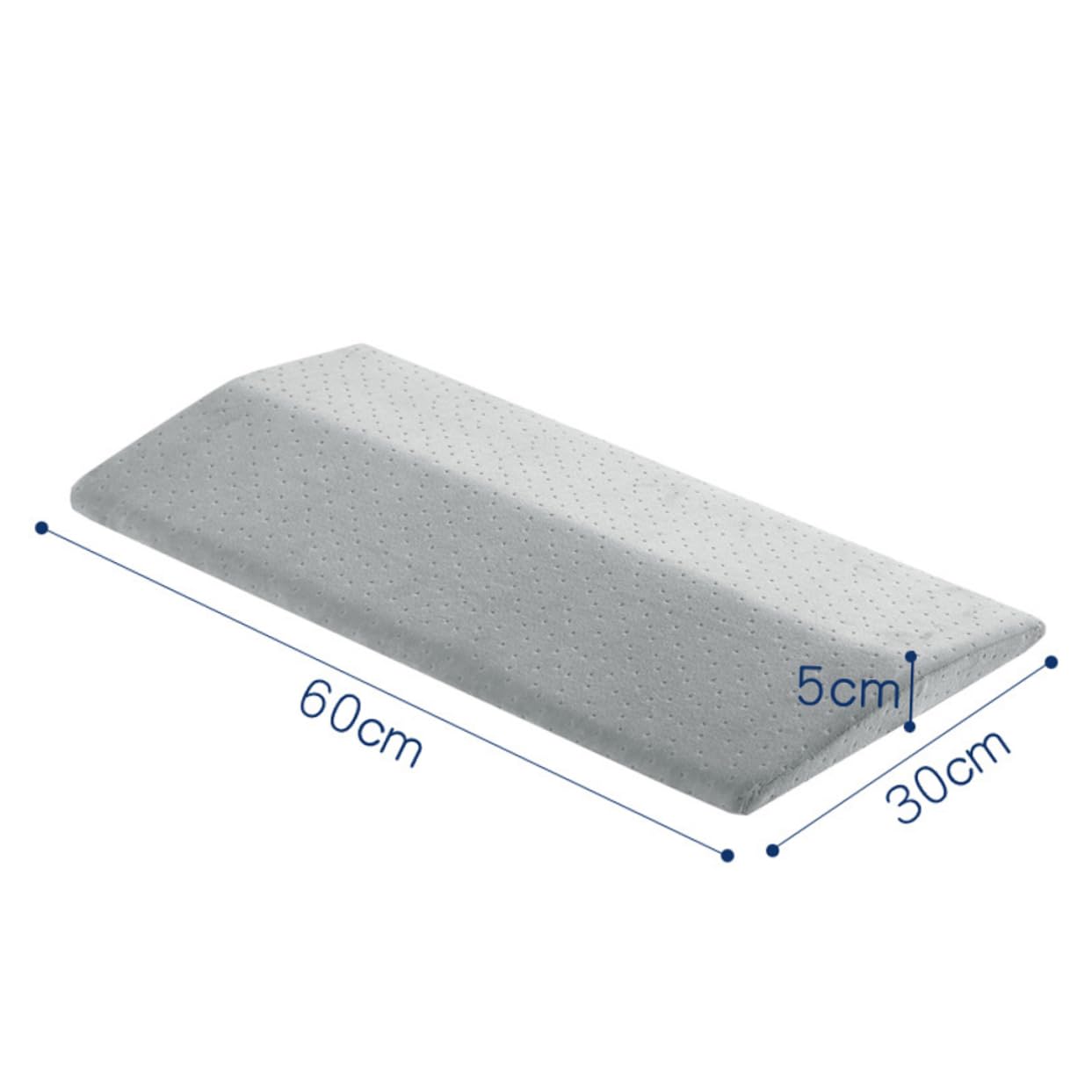 PRETYZOOM Memory Waist Support Pillow for Pregnant Women Lumbar Protective Cushion for Bed Travel and Home Use Comfortable Grey Color