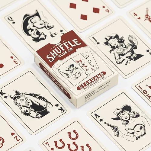 Naipes Vintage Western para Poker con Acabado Premium miniatura 2