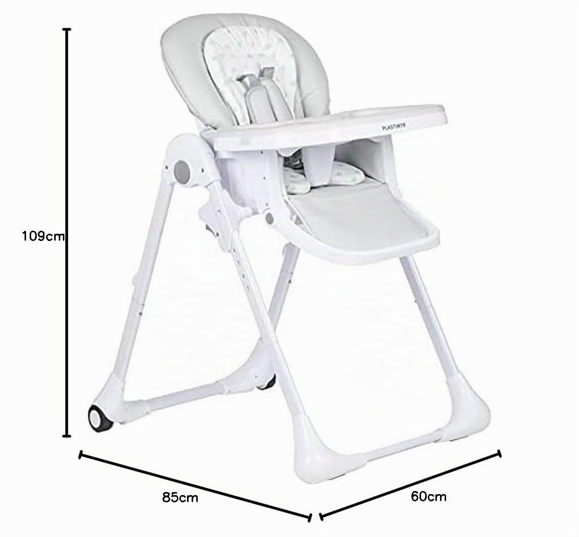 Plastimyr - Trona para Bebe - Trona de Bebe para Comer - Asiento Reclinable 3 Posiciones - Plegable