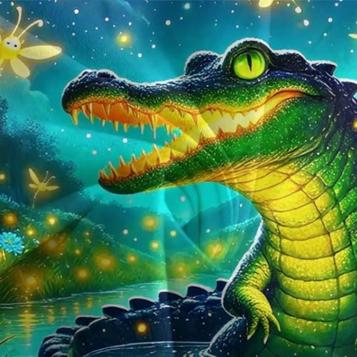 Parure de lit crocodile 3D pour transformer votre chambre en jungle - 8