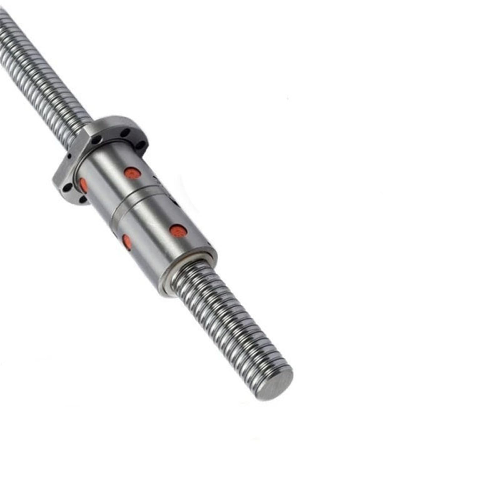 Zestaw śrub kulowych, DFU2505 Śruba kulowa z gwintem lewym 25x5 mm RM2505 C7 Podwójna nakrętka walcowana bez końca 200-1000(500mm)