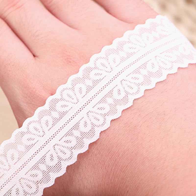 10 m koronkowa taśma w stylu vintage, kwiatowe obszycie koronkowe, miękkie, nadające się do prania, haftowane obszycie ozdobne na wesela, do rzemiosła artystycznego, szycia