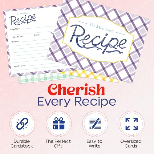 Save 50% on Family Keepsake Recipe Journal - Preserve Handwritten Recipes - Image 3