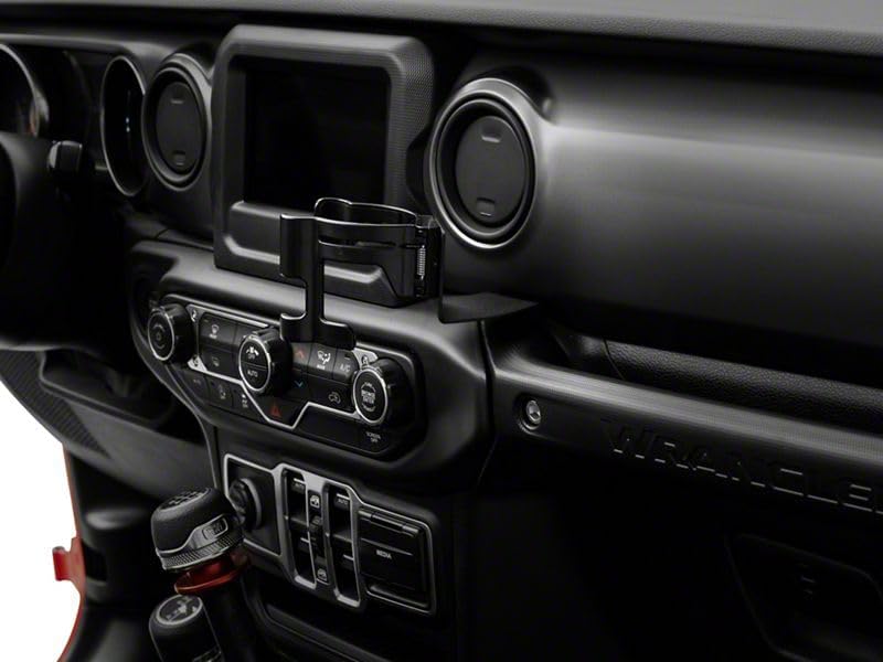 Redrock Alterum Series Multi-Function Cup Holder Compatible for 18-23 Jeep Wrangler JL