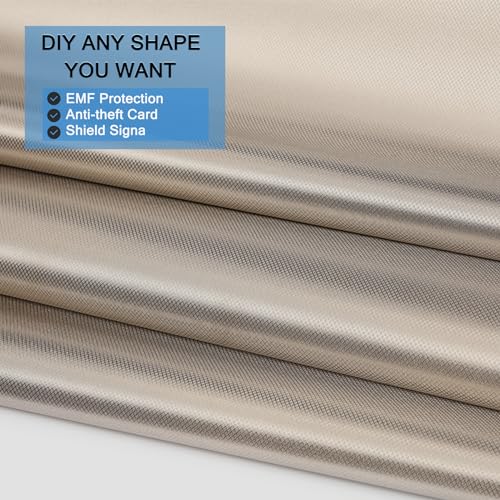 Sinnsidelin LGWFF3YARD Faraday Fabric,Faraday Cloth 43.3 Inchx118 Inch Big 3.3 Yard Nickel Copper Conductive Military Grade Material Protective Fabric thumb #5