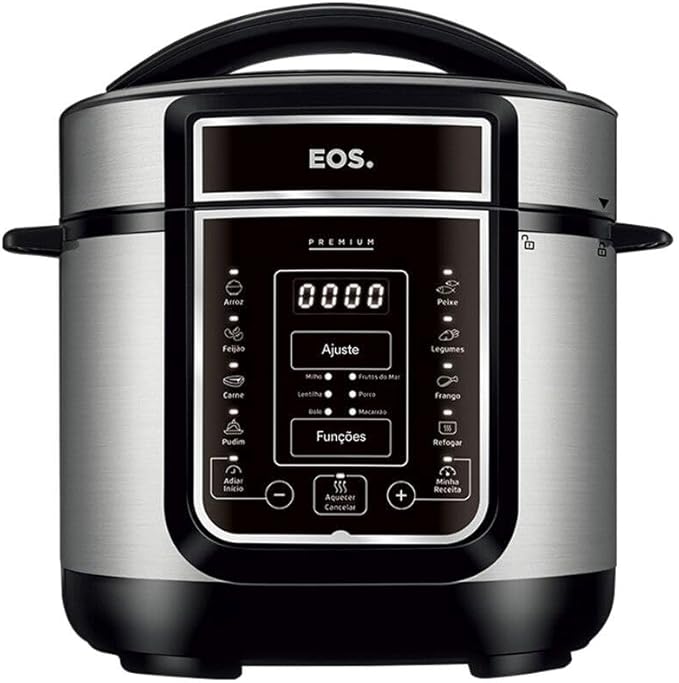 Panela de Pressão Elétrica 5 Litros Eos Multicooker Digital Inox Epp50di 110v Menor preço em Panela de Pressão Elétrica 5 Litros Eos Multicooker Digital Inox Epp50di 110v