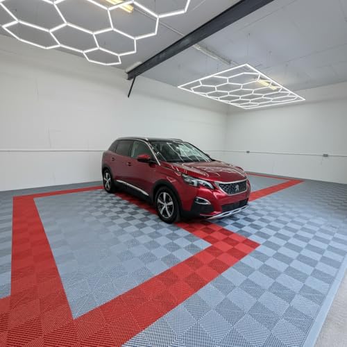 Bodenplatte für Garage, ansteckbar, Mister Tile (Hellgrau, Standard)