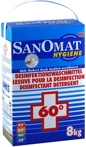 Desinfektionswaschmittel Sanomat Hygiene VAH und RKI gelistet, DGHM zertifiziert, 8 kg Cover