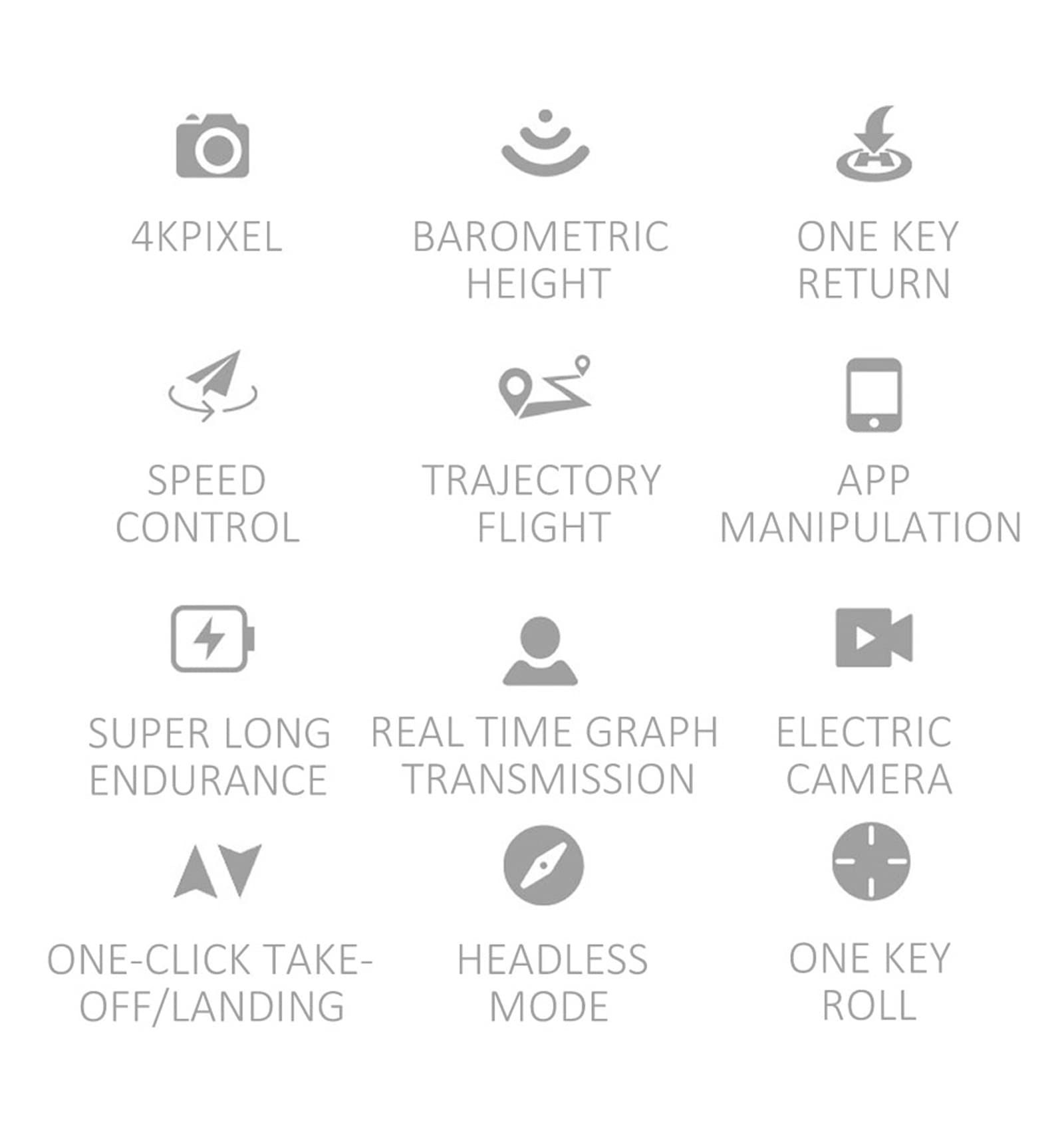 Drone, fotografia lotnicza 4K HD UAV, quadkopter UAV, odleg艂o艣膰 zdalnego sterowania 120M, wyposa偶ona w kamer臋 przeciwwstrz膮sow膮 ESC, obs艂uguje fotografi臋 lotnicz膮 podczas lotu morskie