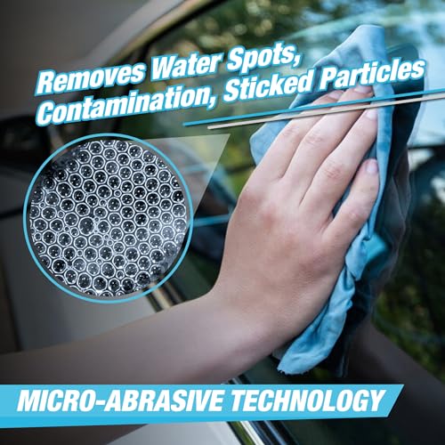 Wavex Glass Polish & Hard Water Stain Remover 350ml | Car Polish for Windshield, Glass & Mirrors | Car Glass Polish, Works as a Glass Cleaner, Provides Optical Clarity - Image 4 thumbnail