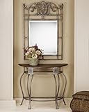 Hillsdale Montello Console Mirror, Old Steel