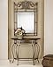 Hillsdale Montello Console Mirror, Old Steel