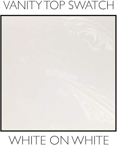 Miniatura 44 de Top de tocador de mármol cultivado de 19 pulgadas con protector contra salpicaduras, embalaje mejorado, remolino de marfil - Design House, 586263