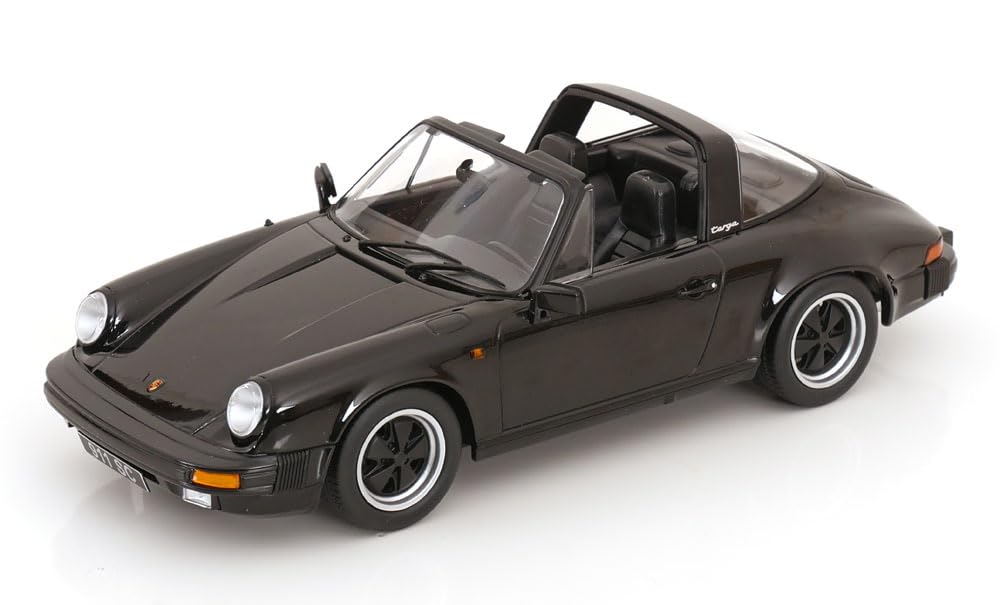 KK-Scale KKDC180843 - Porsch. 911 Sc Targa Black 1983 - Maßstab 1/18 - Modellauto