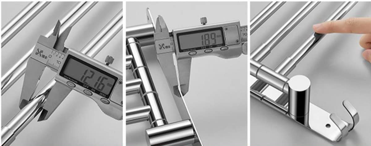 Amazon.co.jp : 回転式タオル掛け 180° 回転式タオル掛け ステンレス
