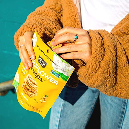 Hippie Snacks Cauliflower Crisps, Original, 2.5oz (Pack of 6)